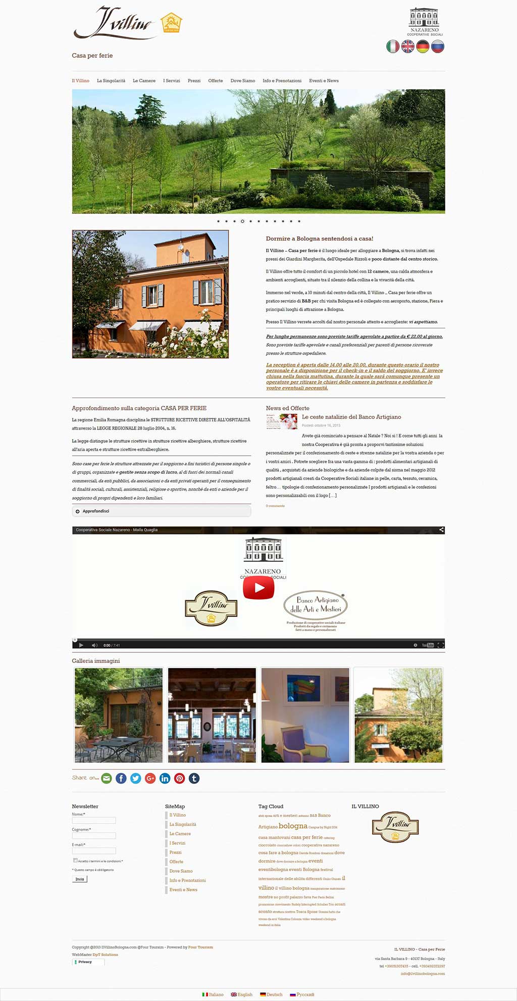 Il Villino Bologna sito web casa per ferie
