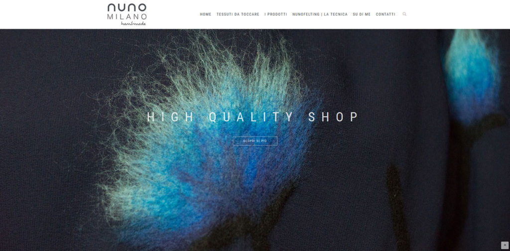 Realizzazione sito Nuno Milano